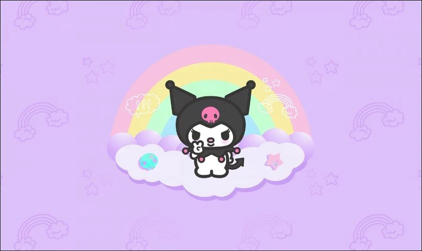 H&igrave;nh nền iPad Kuromi cực n&eacute;t 4K