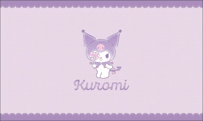 H&igrave;nh nền iPad Kuromi