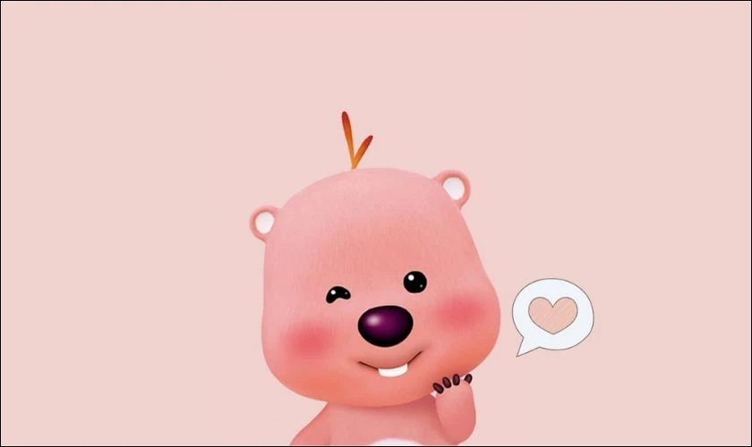 H&igrave;nh nền iPad Loopy xin ch&agrave;o