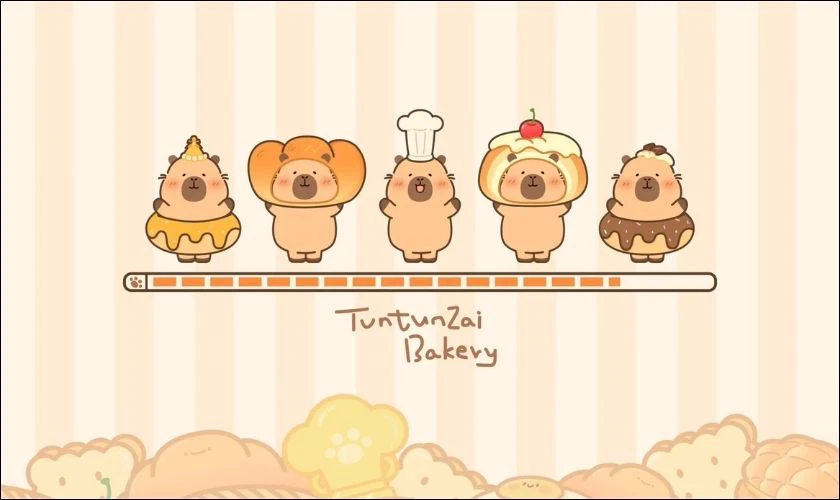 H&igrave;nh nền iPad Capybara đ&aacute;ng y&ecirc;u