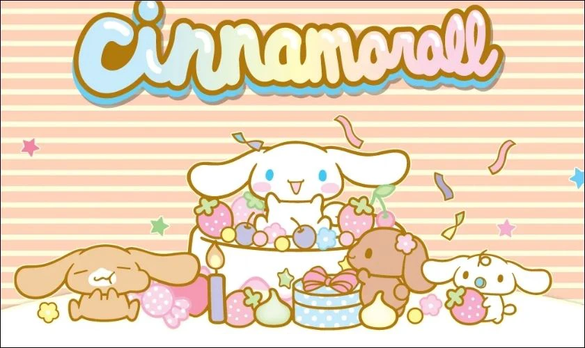 H&igrave;nh nền iPad Cinnamoroll full HD tải free