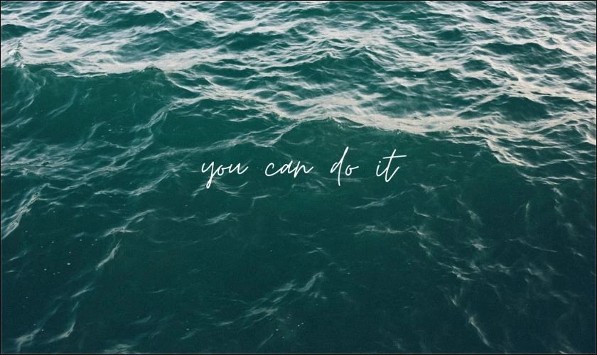 You can do it
