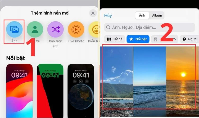 Chọn biểu tượng dấu cộng, vào mục Ảnh và chọn hình động