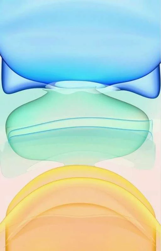 Wallpaper iPhone 11, 11 Pro, 11 Pro Max mặc định đa sắc màu