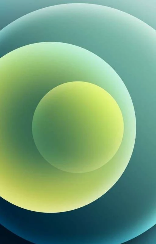 Wallpaper iPhone 11 mặc định màu xanh lá