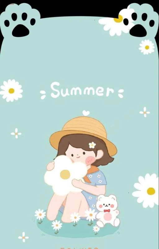 Wallpaper tai thỏ xanh