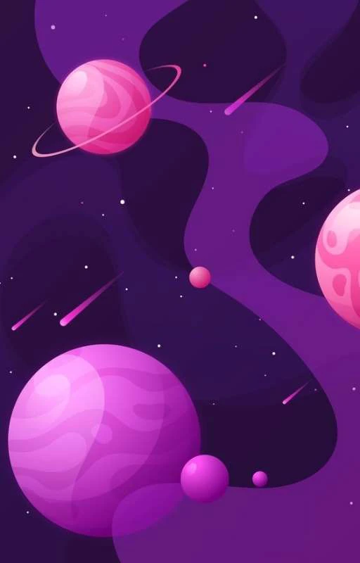 Wallpaper dải ngân hà màu tím