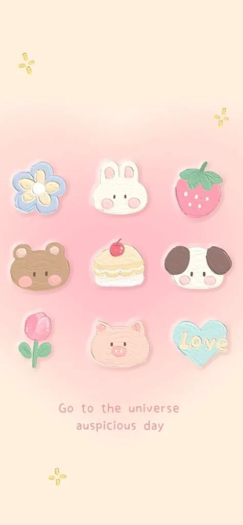 Ảnh nền iPhone 12 màu sắc pastel, cute