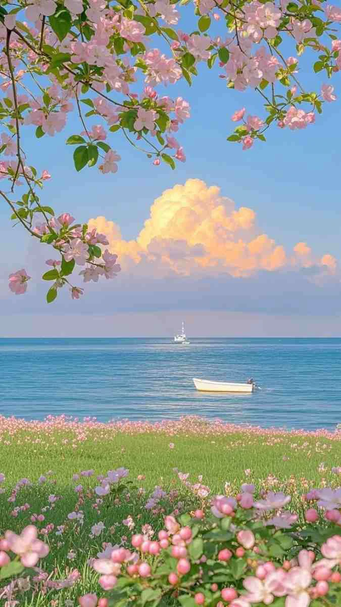 Ảnh nền hoa anh đ&agrave;o