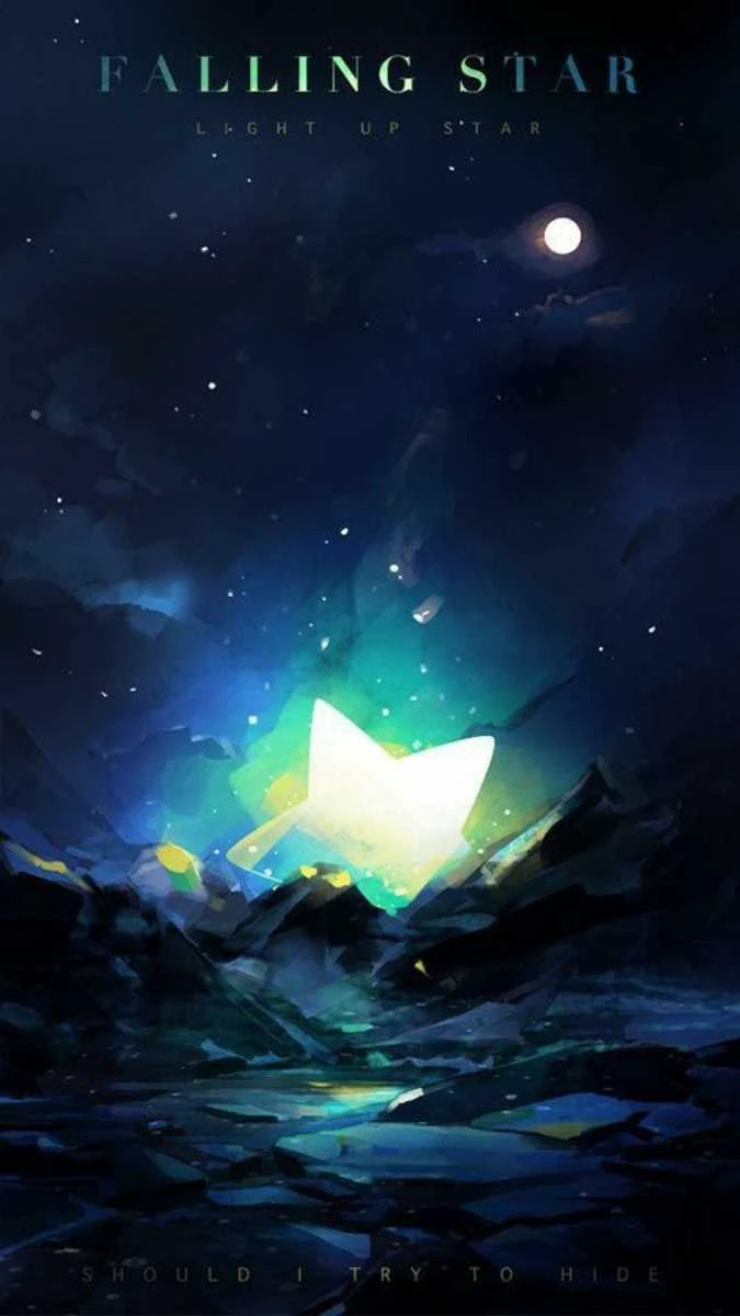 Background ng&ocirc;i sao s&aacute;ng