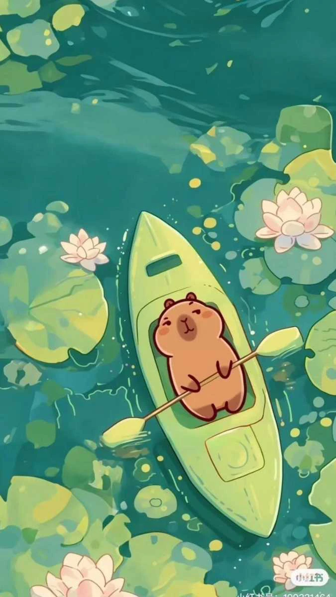 Capybara cực đ&aacute;ng y&ecirc;u