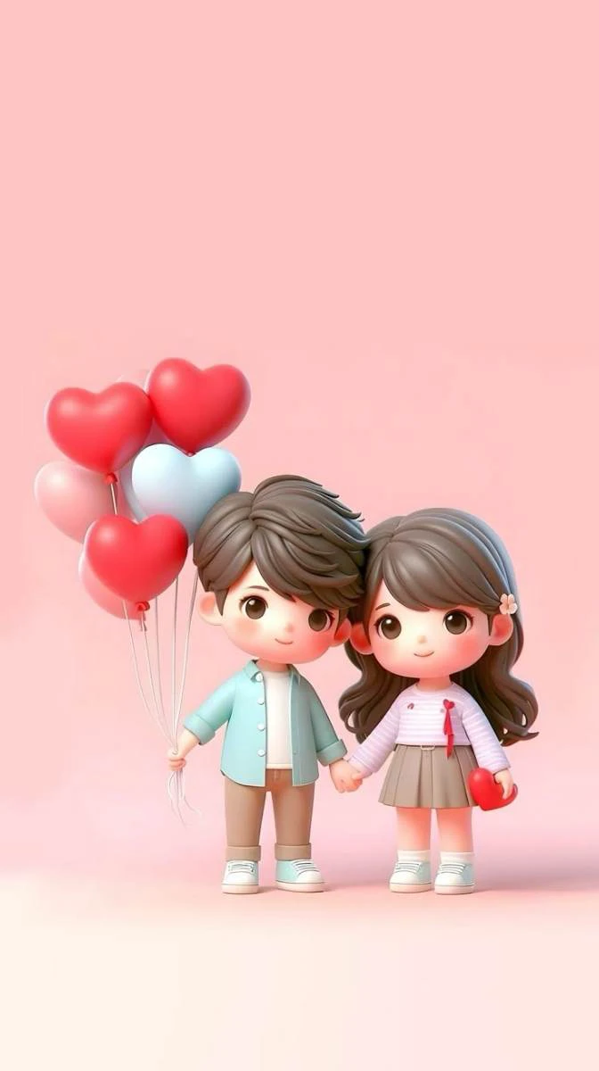 Hình nền chủ đề tình yêu dễ thương