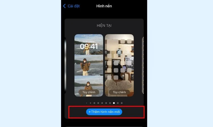 Thêm hình nền mới
