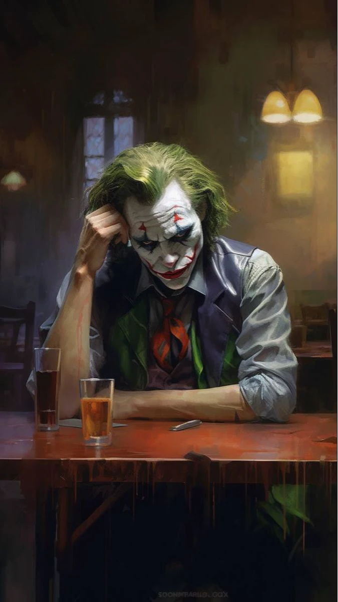 Wallpaper Joker buồn một m&igrave;nh