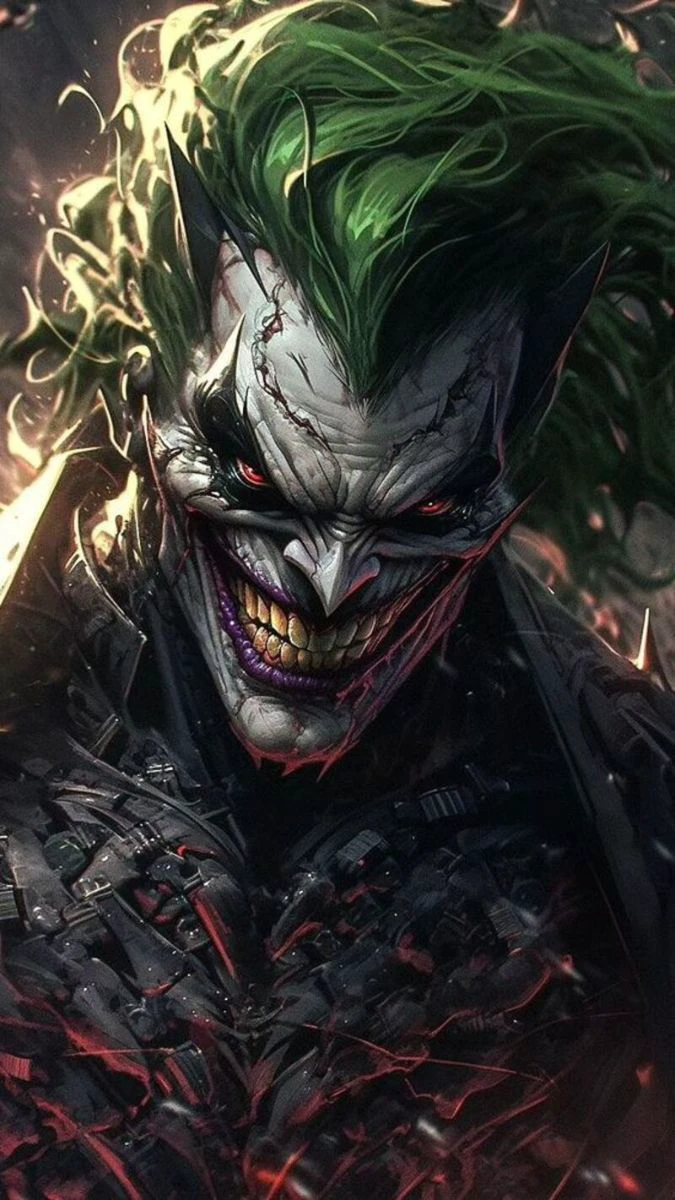 Wallpaper Joker 3d đ&aacute;ng sợ