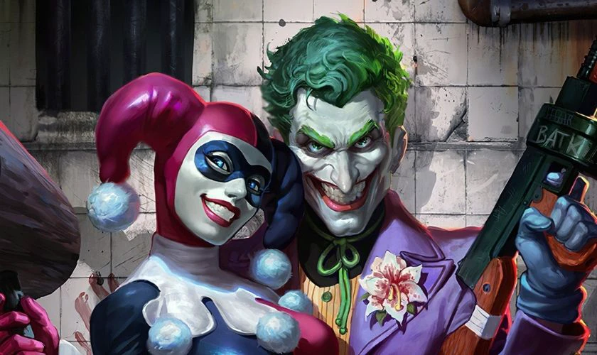 Ảnh Joker v&agrave; Harley Quinn cho m&aacute;y t&iacute;nh
