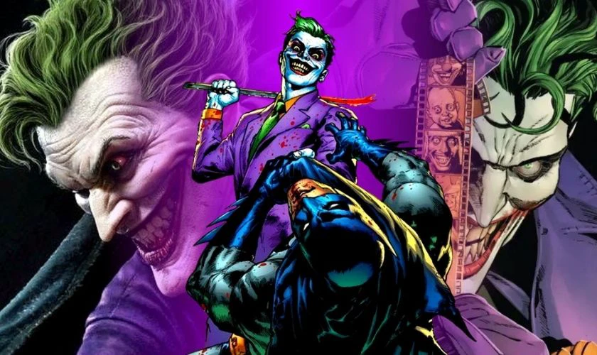 Wallpaper Joker cười đ&aacute;ng sợ