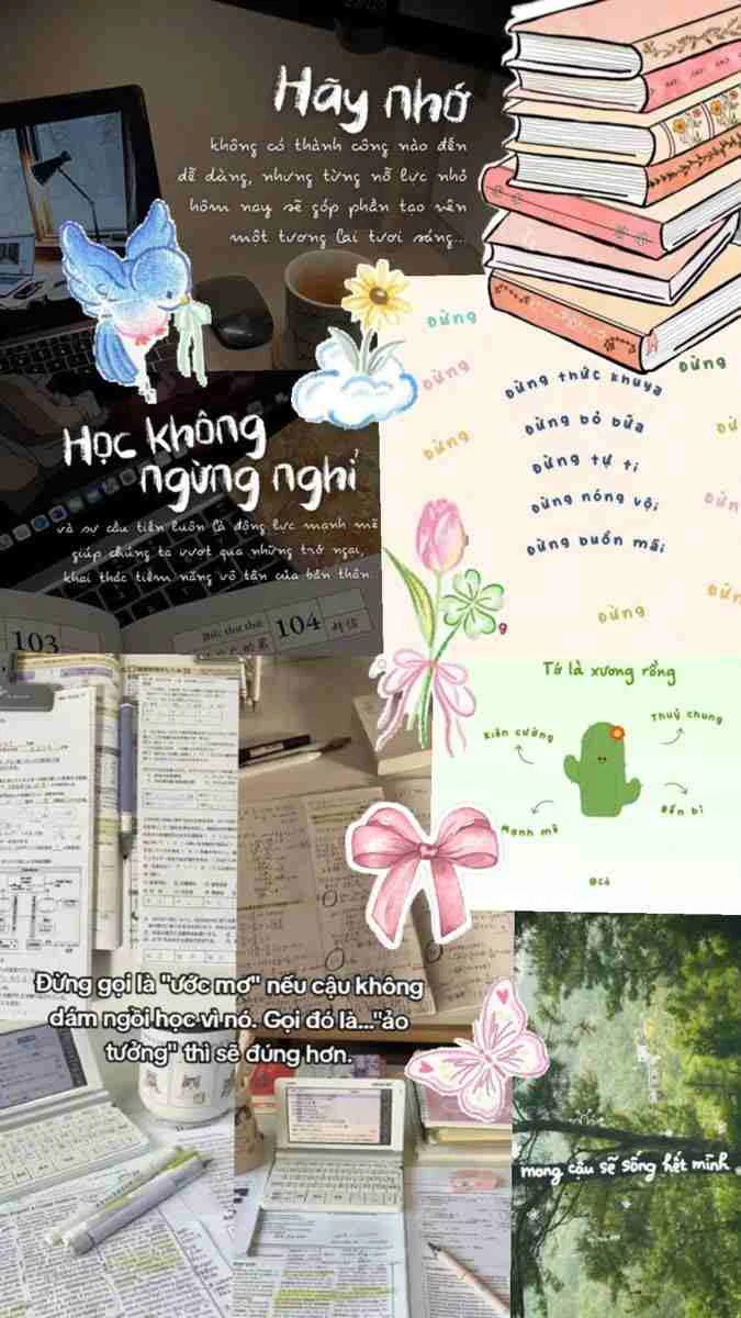 Hình ảnh động lực dành cho học sinh