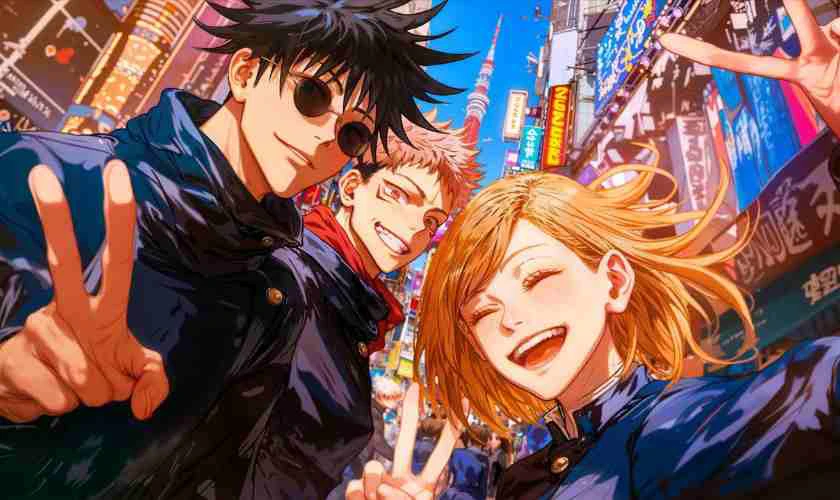 Hình nền không gian 3D iOS 26 cho iPad chủ đề anime dễ thương