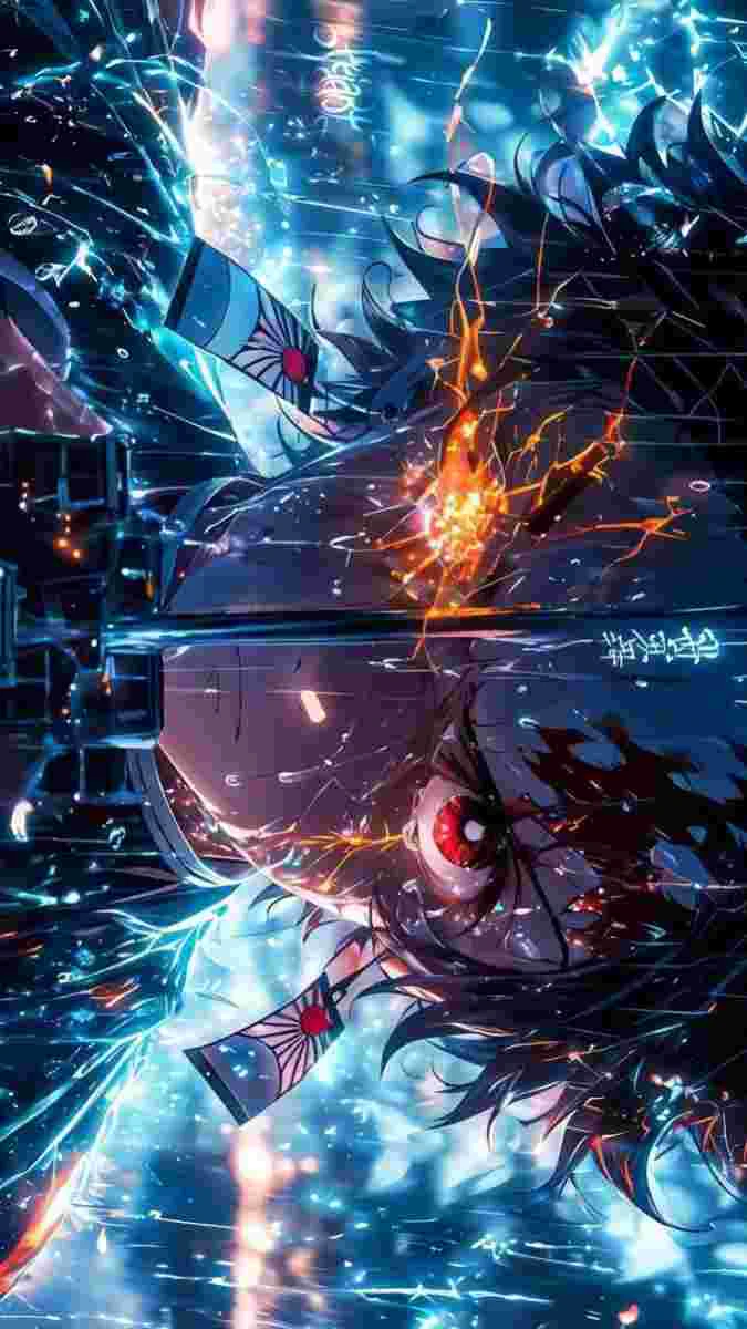 Hình nền không gian 3D iOS 26 chủ đề anime ấn tượng