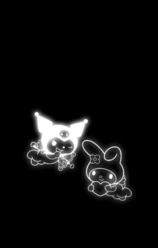Bộ h&igrave;nh nền Kuromi cute ph&aacute;t s&aacute;ng cool ngầu&nbsp;