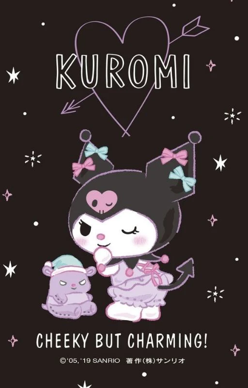Bộ h&igrave;nh nền Kuromi cute ph&aacute;t s&aacute;ng cool ngầu, xinh xắn