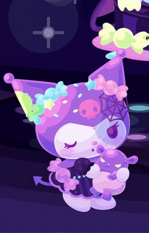 Bộ h&igrave;nh nền Kuromi cute ph&aacute;t s&aacute;ng cool ngầu&nbsp;si&ecirc;u xinh