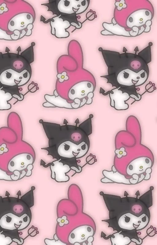 Ảnh m&aacute;y t&iacute;nh Kuromi cute v&agrave; Melody cute đẹp nhất