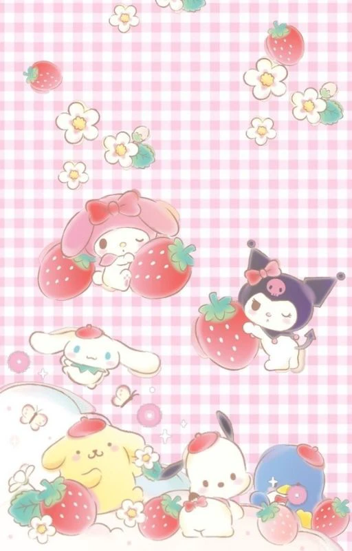 Ảnh Kuromi v&agrave; Cinnamoroll Full HD cho iPhone dễ thương