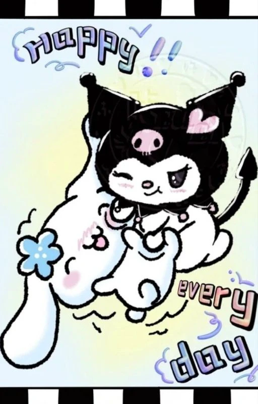Ảnh Kuromi v&agrave; Cinnamoroll Full HD cho iPhone cực dễ thương