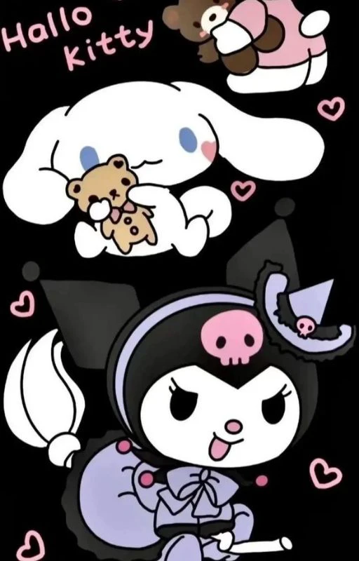 Ảnh Kuromi v&agrave; Cinnamoroll Full HD cho iPhone si&ecirc;u dễ thương