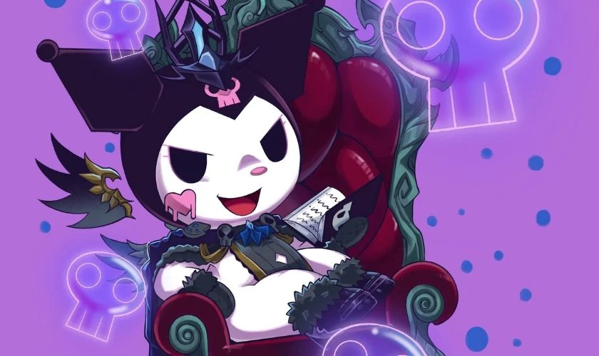 Ảnh Kuromi với nhiều biểu cảm cho điện thoại v&agrave; m&aacute;y t&iacute;nh n&eacute;t nhất