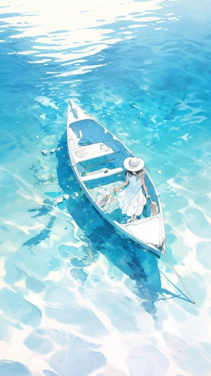 H&igrave;nh nền m&agrave;u xanh dương phong cảnh b&atilde;i biển