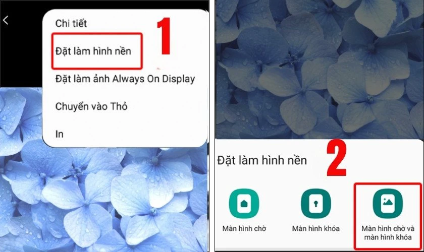 C&agrave;i h&igrave;nh nền tr&ecirc;n m&aacute;y Android