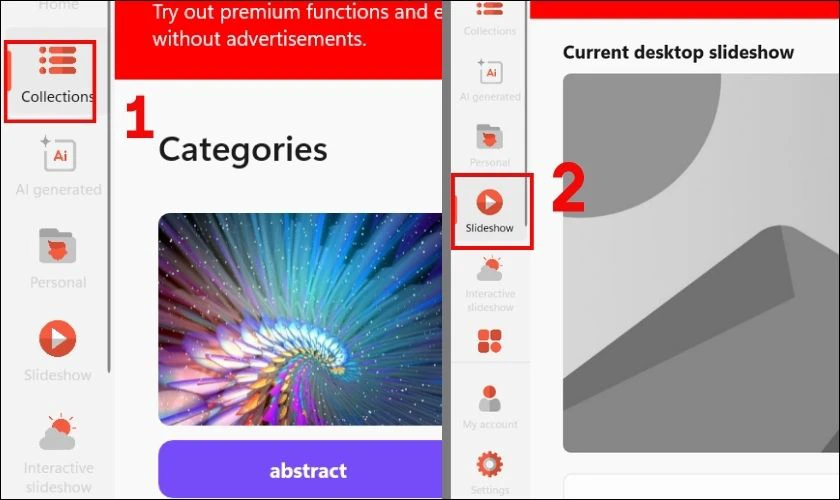 Ảnh nền Win 10 thay đổi li&ecirc;n bằng Wallpaper Studio 10