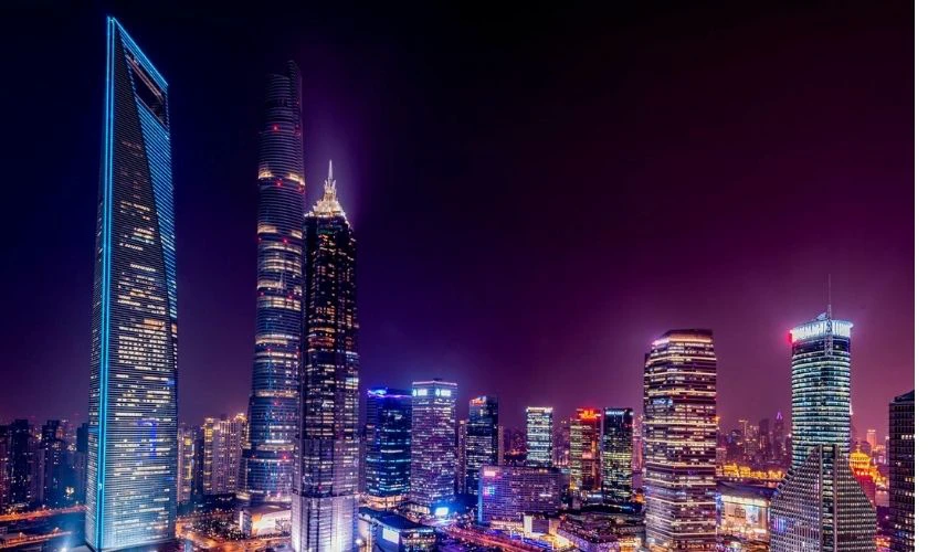 H&igrave;nh nền m&aacute;y t&iacute;nh th&agrave;nh phố hoa lệ