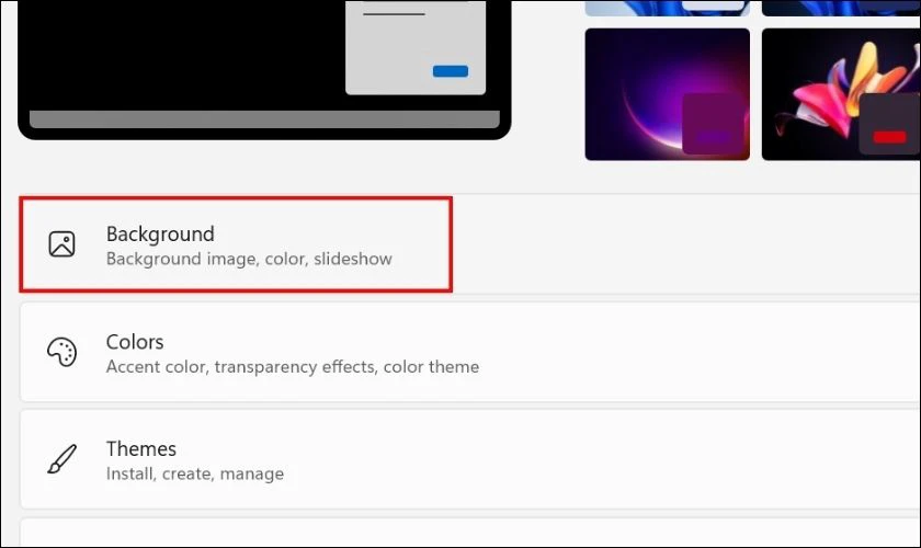Hướng dẫn thay h&igrave;nh nền m&aacute;y t&iacute;nh Windows 10 bằng menu c&agrave;i đặt nhanh