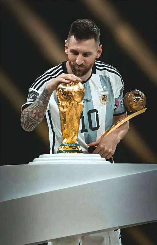 H&igrave;nh nền Leo Messi 4K v&ocirc; địch World Cup si&ecirc;u đẹp
