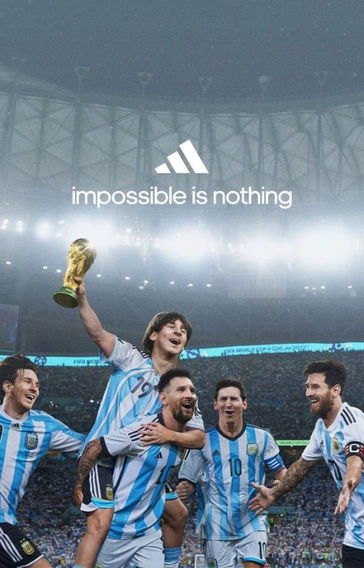 H&igrave;nh nền Leo Messi 4K v&ocirc; địch World Cup ngầu l&ograve;i