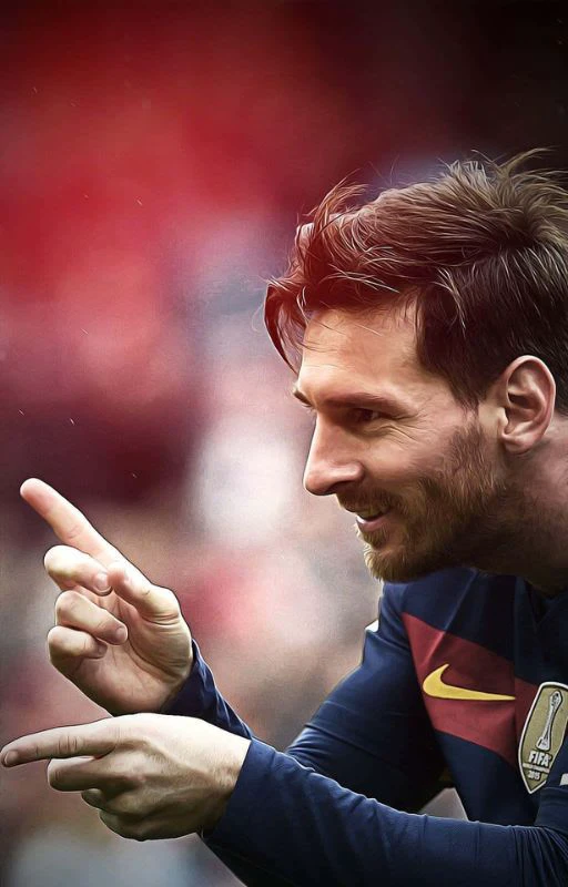 H&igrave;nh nền Messi 4K trong m&agrave;u &aacute;o c&acirc;u lạc bộ Barcelona đẹp 