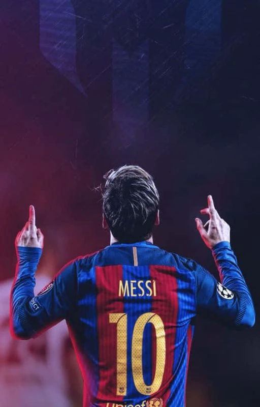 H&igrave;nh nền Messi 4K trong m&agrave;u &aacute;o c&acirc;u lạc bộ Barcelona cực đẹp