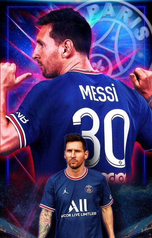 Ảnh nền Messi PSG cực n&eacute;t