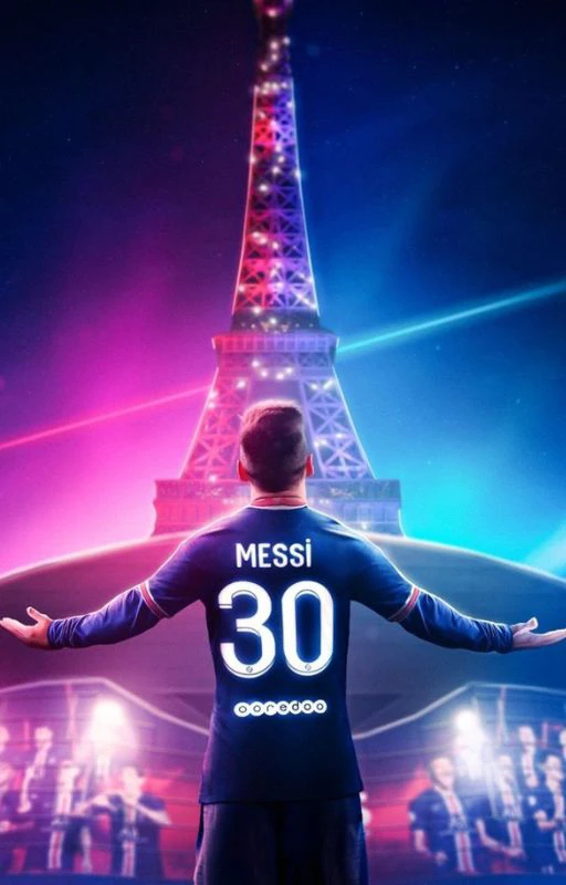 Ảnh nền Messi PSG si&ecirc;u n&eacute;t