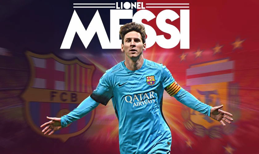 Ảnh nền Messi 3D trong nhiều &aacute;o đấu kh&aacute;c nhau chất nhất