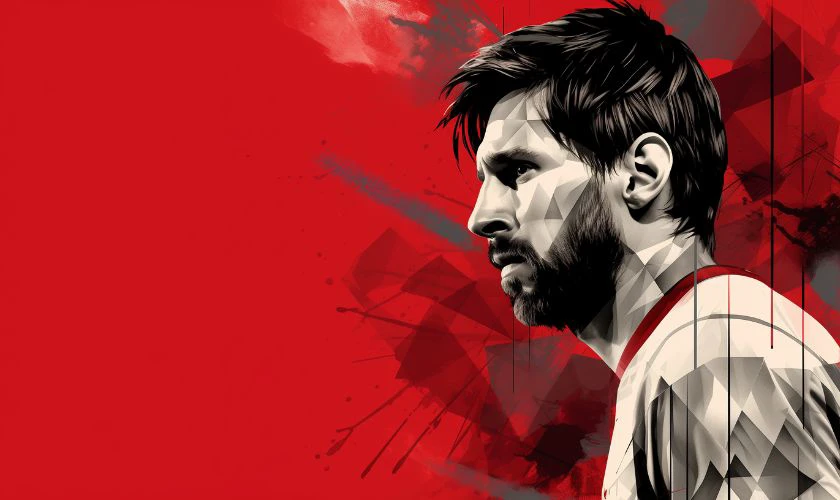 Ảnh nền Messi 3D trong nhiều &aacute;o đấu kh&aacute;c nhau cực n&eacute;t