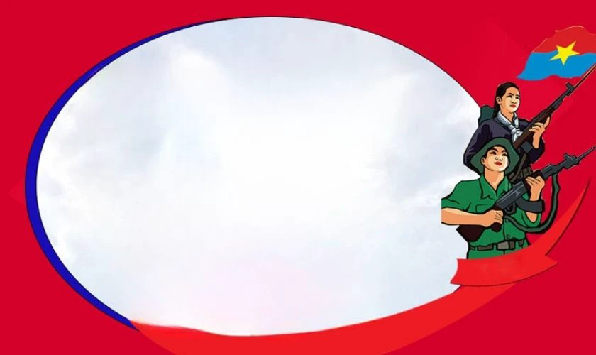 Wallpaper PowerPoint 30/4 dễ thương