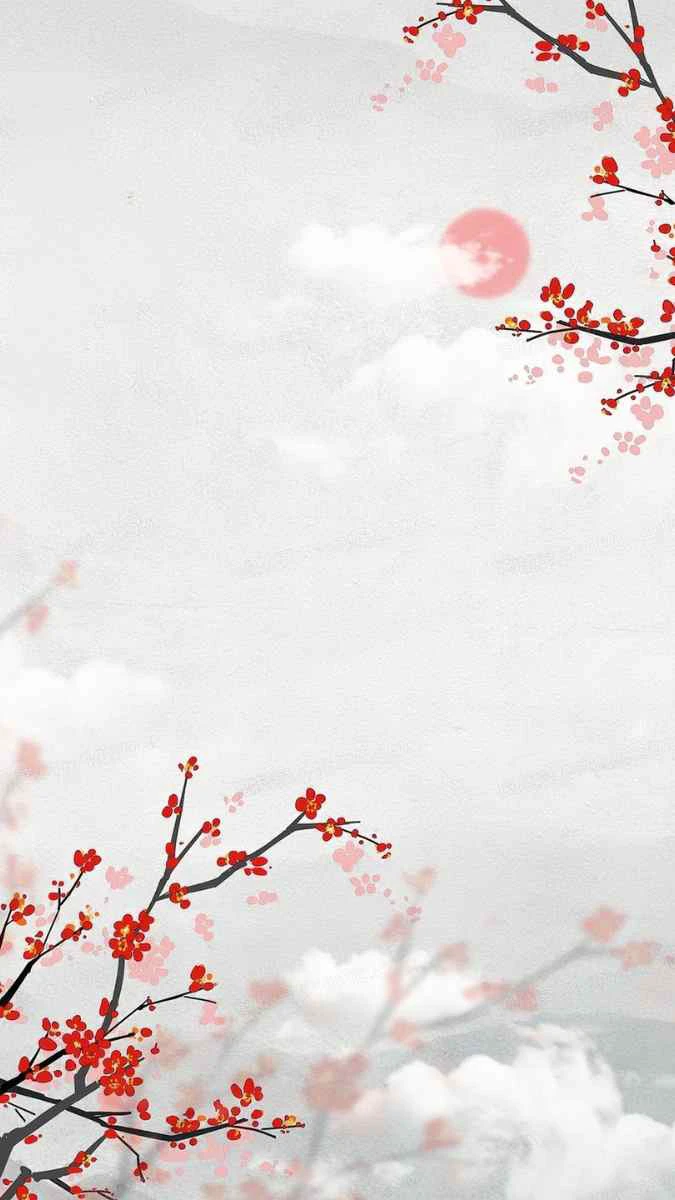 Hình nền điện thoại Tết 2026 tone trắng thịnh vượng