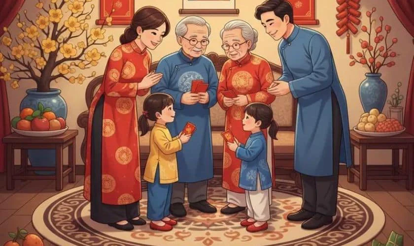Ảnh gia đình truyền thống Việt tự nhiên, bắt mắt