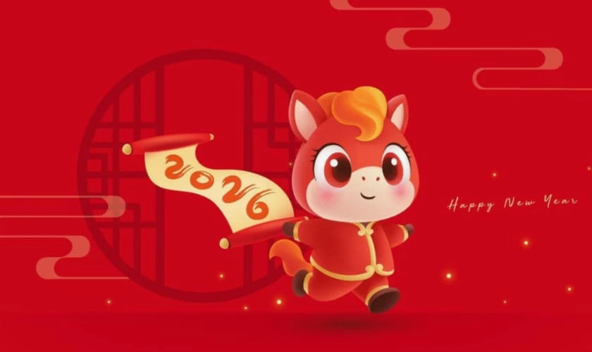 Hình nền năm mới cho máy tính