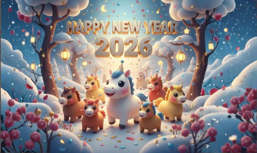Hình nền năm mới AI